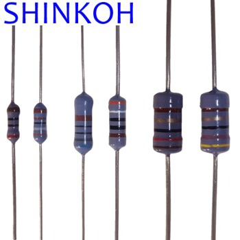 2PCS   SHINKOH   240,-Kohm NOS TAF resistors  Japan made 1/2W  1%  Tantalum 