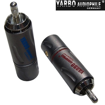 Yarbo rhodium and platinum plated RCA - DISCONTINUED