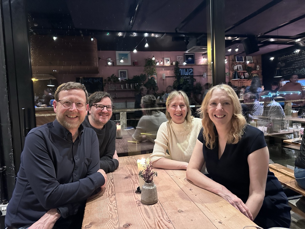 A wonderful evening spent in Lyme Regis with Cathy, Cat and Steve.