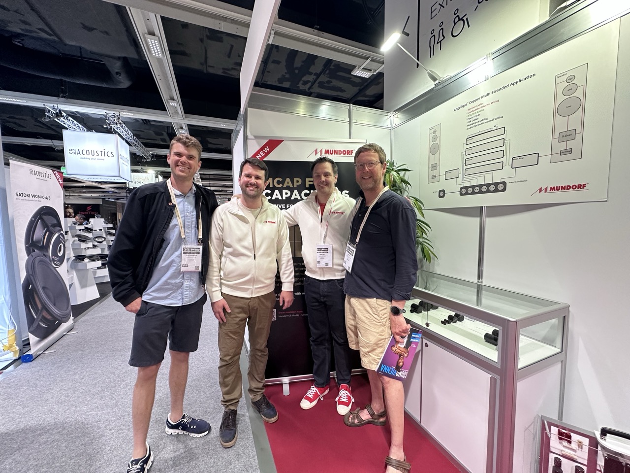 A catch up with Mundorf, showing off their all new foil capacitors which will be in store very soon.