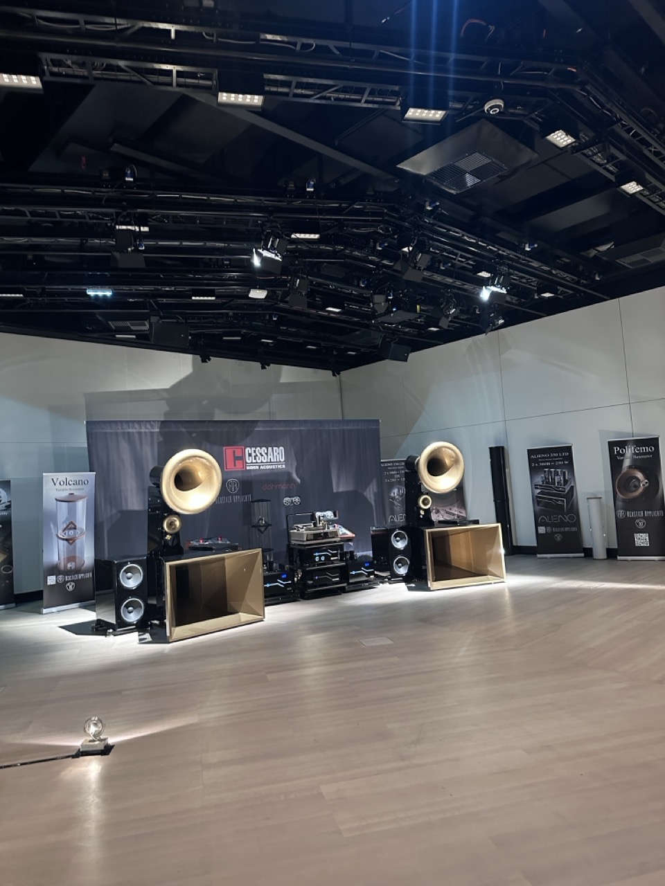 Cessaro's huge setup sounded tremendous.