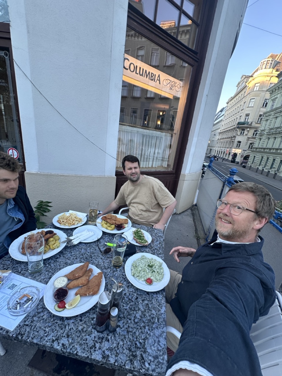 Amazing Austrian eating at the Cafe Rudigerhof with Christian from Mundorf,