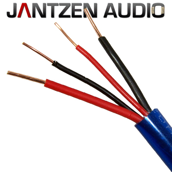 006-0085: Jantzen Bi-wire Speaker Cable, 2 x AWG 17 + 2 x AWG 20, 1 metre
