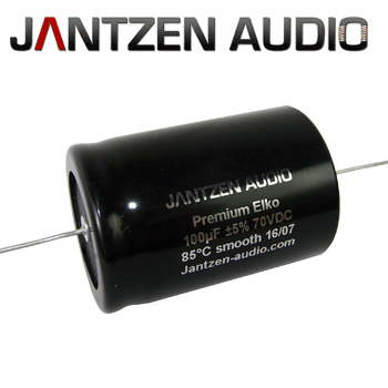 2 Stück Jantzen Audio Elko Bipolar 39,0µF 100VDC 10%  Ø-13mm L-27mm Elko Bipolar 