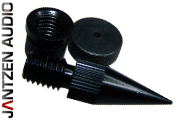 Black oxide finish metal spikes from Jantzen