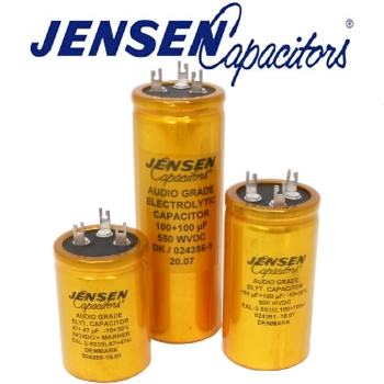 Jensen Radial Electrolytic Capacitors (3 solder tag)