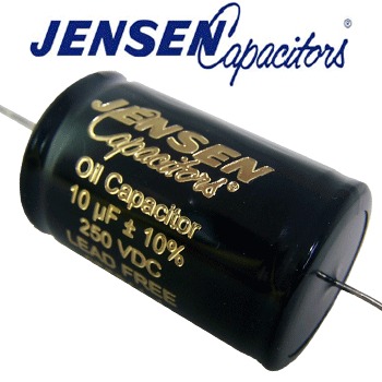 JMP-010: 10uF 250V Jensen Metallised Polypropylene Capacitor