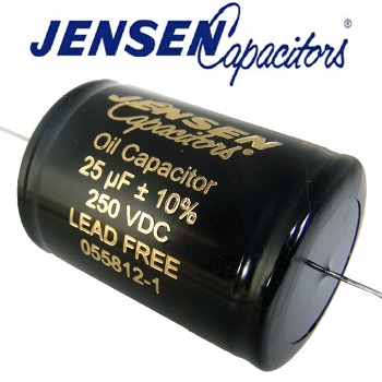 JMP-020: 25uF 250Vdc Jensen Metallised Polypropylene Capacitor