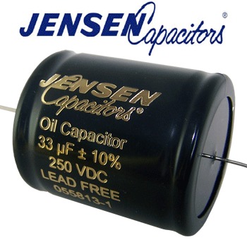 JMP-030: 33uF 250Vdc Jensen Metallised Polypropylene Capacitor