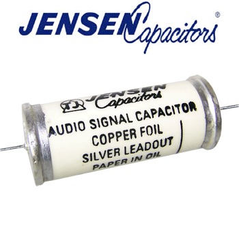 Jensen Copper Foil, Paper in Oil, in a Ceramic can Capacitors