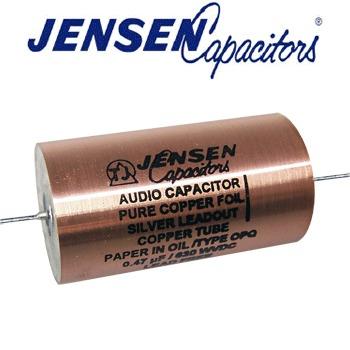 Jensen Copper Foil, Paper in Oil, in a Copper can Capacitors