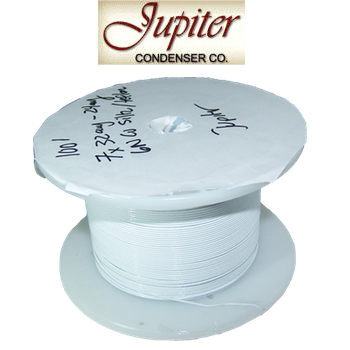 Jupiter AWG 32 x 7, Copper wire, double silk wrapped and PTFE coated (0.7mm)