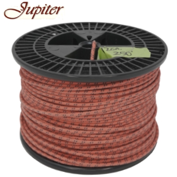 Jupiter AWG12, tinned multistrand copper in lacquered cotton insulated wire - Red (1m)