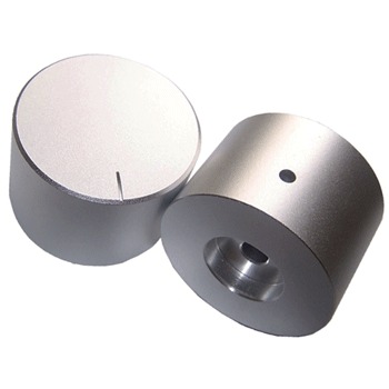 Aluminium silver knob (40mm dia.)