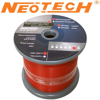 LECT-22: Neotech Rectangular Copper Wire, AWG 22 (1m)