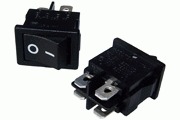 Mains On-Off Minature Rocker Switch DPST