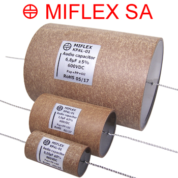 Miflex KPAL-01 Aluminium Foil Paper / Polypropylene in Oil Capacitors