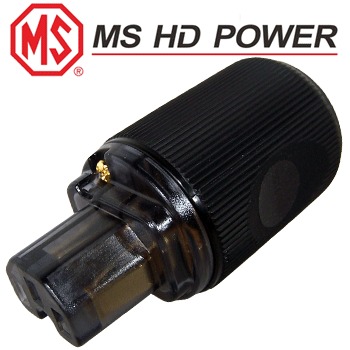 MS HD Power MS9315G IEC Plug, gold plated