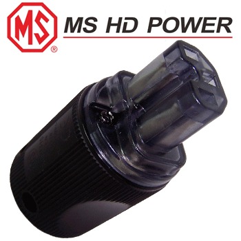 MS HD Power MS9315Rh IEC Plug, Rodium plated
