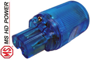 MS HD Power MS9315Rh Blue IEC Plug, Cryo`ed, Rhodium Plated