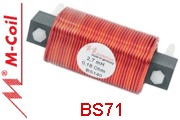 Mundorf BS71 inductors, 0.71mm dia. wire
