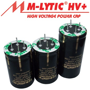 Mundorf MLytic HV+ Electrolytic Capacitors