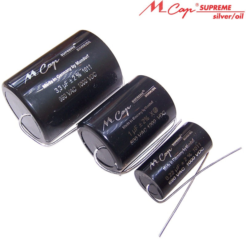 Mundorf MCap Supreme Silver Oil Capacitors