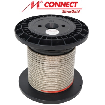 SGW605SHLD: Mundorf Silver/Gold Internconnect Wire, 6 x 0.5mm - SHIELDED (0.5m)