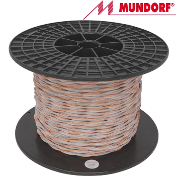 CUW220GY/OG: Mundorf OFC copper wire, 2 x 2mm diameter, annealed and PTFE insulated