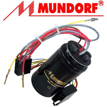 PCC68i: 68000uF 25Vdc Mundorf HeadCap, ISO plug, limiter Electrolytic Capacitor