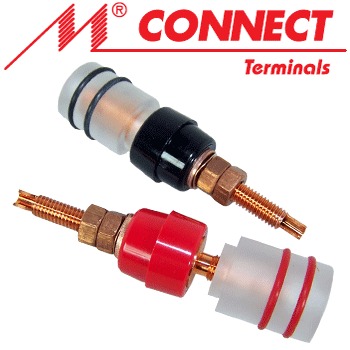 Mundorf, M-Connect Terminal, TPCU670E Evo Copper post (Black)