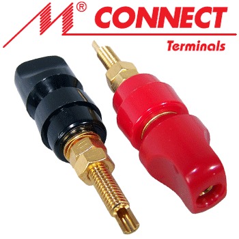 Mundorf MConnect TPCU670GC Terminal, Classic Copper posts, Gold-plated