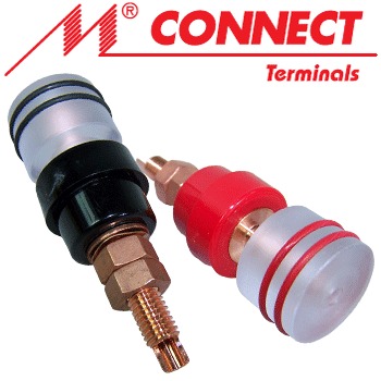 TPCU870E: Mundorf MConnect Terminal, Large Evo Copper posts (pair)