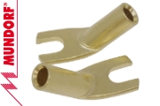 MCONCL6G Mundorf Copper Fork Cable Lug, gold plated - DISCONTINUED