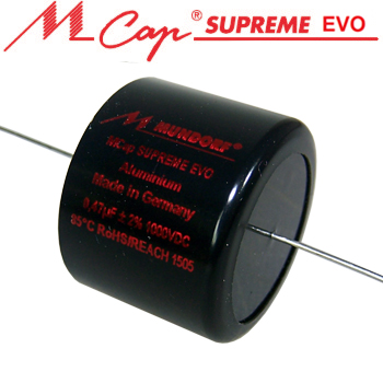 Mundorf MCap Supreme EVO Capacitors