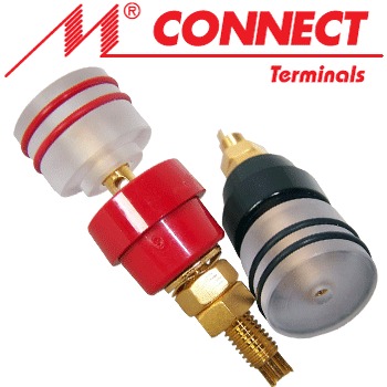 Mundorf MConnect TPCU870GE Terminal, Large Evo Copper posts, Gold-plated