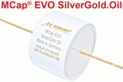 Mundorf MCap EVO Silver Gold Oil Capacitors