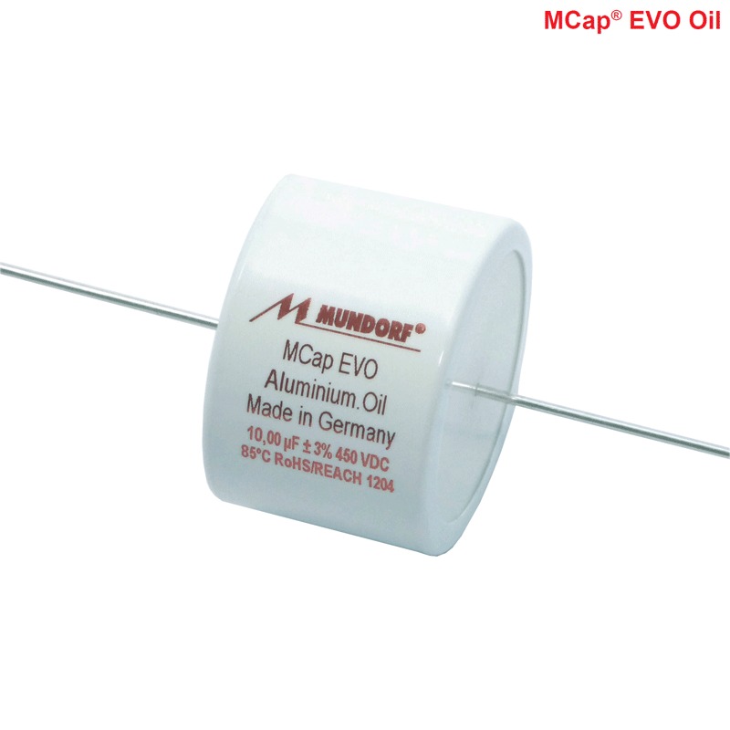 650V Mundorf MCap EVO Alu film capacitor 2x MCap EVO Alu 0,10µF-100nF 