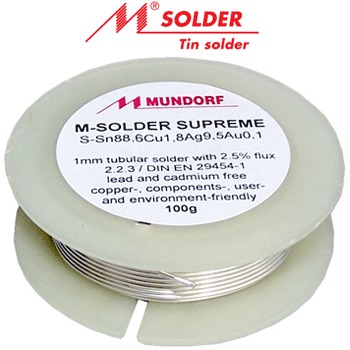Mundorf 9.5% silver solder supreme 5m length