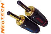 Neotech NCB-80 GD OFC Copper, Gold Plated Banana Plugs