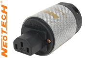 Neotech NC-P303G, UP-OCC copper IEC plug, gold plated