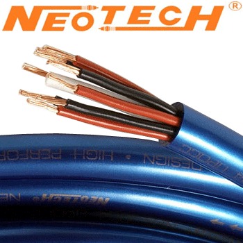 thumbnail image 2 of Neotech Solid Core UP-OCC Copper Speaker Wire - 24AWG PVC, 1 Meter (DIY HiFi Cable) 2 of 4