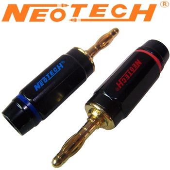 SK8-B: Neotech OFC Gold Plated Banana Plug (pack of 4)
