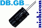 Nichicon GB & DB Type Electrolytic Capacitor