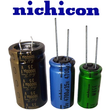 Nichicon Capacitors have landed