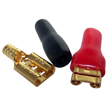 Push-on Connectors, fits 6.3mm spade