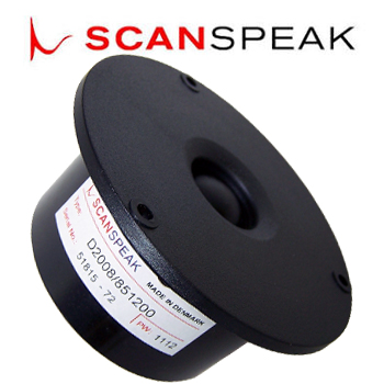 Scanspeak D2008, 851200 Tweeter - Classic Range