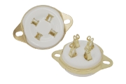 SK4X20-G: UX4 chassis mount valve base, gold plated