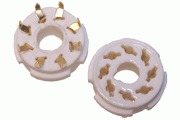 SK8CP1-G: pcb mount octal, valve base, gold plated