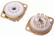 SK9CC22-G: chassis mount B9A, valve base, gold plated